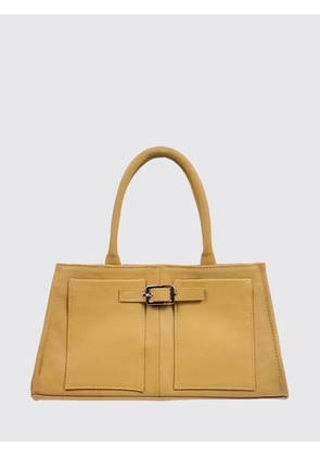 GIMAGUAS Annamaria Suede Leather Shoulder Bag with Double Handle