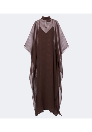 Taller Marmo Muscat silk crepe fil coupe kaftan