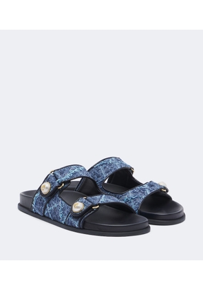 Jimmy Choo Fayence denim sandals