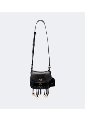 Prada Prada Corsaire Mini fringed leather shoulder bag