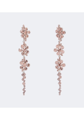 Simone Rocha Floral crystal-embellished drop earrings