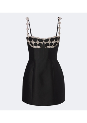 Rachel Gilbert Acacia wool and silk bustier dress