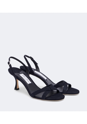 Jimmy Choo Elsy suede slingback sandals