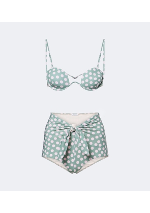 Alaia Polka-dot bikini