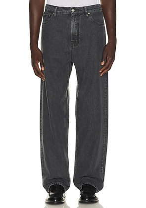 Jil Sander Denim Trouser 4 in Lava Stone - Black. Size 34 (also in 30, 31, 32, 33, 36).