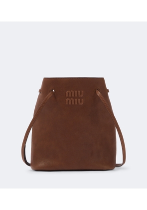 Miu Miu Mini leather shoulder bag