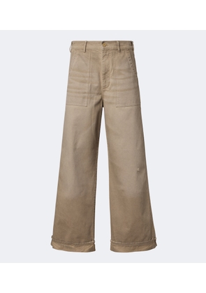 Acne Studios Cotton twill wide-leg pants