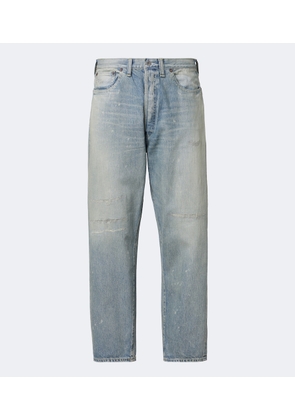A.Presse No. 37 distressed straight jeans