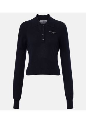 Givenchy Cotton and silk polo sweater