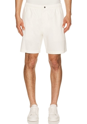 Theory Moonsoft Cotton Easy Shorts in Winter Ivory - Cream. Size 34 (also in 30, 31, 32, 33, 36, 38).