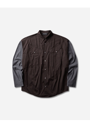 Women s Weka Shirt Wood Brown Stripe