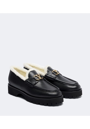 Valentino Garavani VLogo leather loafers