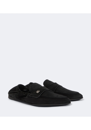 Dolce&Gabbana DG suede loafers