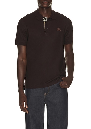 Burberry Eddie EKD Polo in Clove Brown - Brown. Size L (also in S, M).