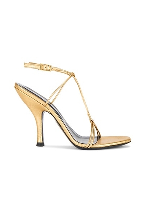 Jude Mixer Sandal in Gold Leather - Metallic Gold. Size 40 (also in ).