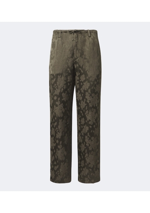 Dries Van Noten Jacquard straight pants