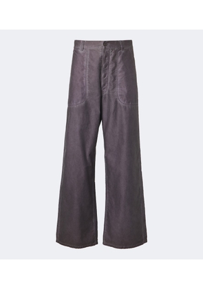 Maison Margiela Cotton wide-leg pants