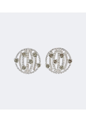 Magda Butrym Floral-applique embellished earrings