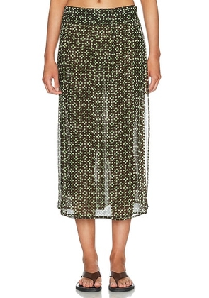 CHAN LUU Skirt in Espresso - Brown. Size all.