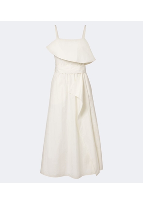 Proenza Schouler Reign ruffled cotton-blend midi dress