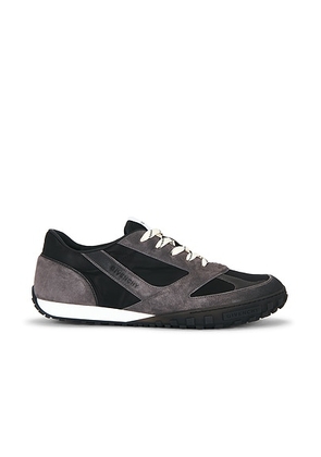 Givenchy Suede & Nylon New Glide Sneakers in Grey & Black - Grey. Size 42 (also in 41, 45, 46, 43).