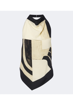 SIR Sona printed silk top
