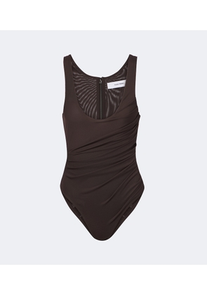 Alex Perry Gathered mesh bodysuit