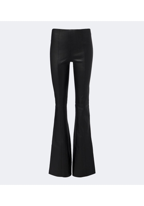 Stouls Gege leather flared pants