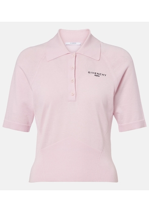 Givenchy Cotton and silk polo shirt