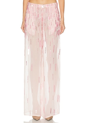 MAY MASHIAH Becca Pant in Peony - Pink. Size M (also in XS, S, L).