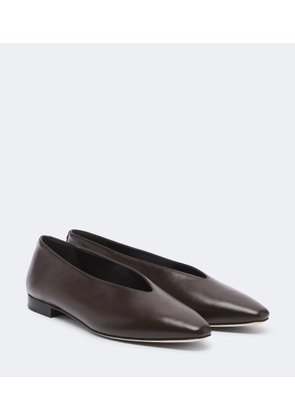 Jimmy Choo Margot leather ballet flats