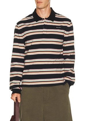 Marni Polo Neck Shirt in Pale Mint - Multi. Size 48 (also in ).