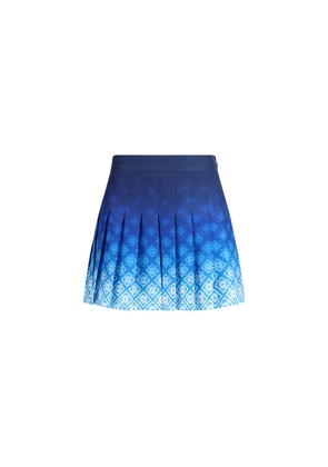 Casablanca Blue Silk Mini Skirt - S