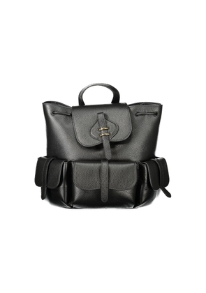 Coccinelle Nero Leather Women's Backpack