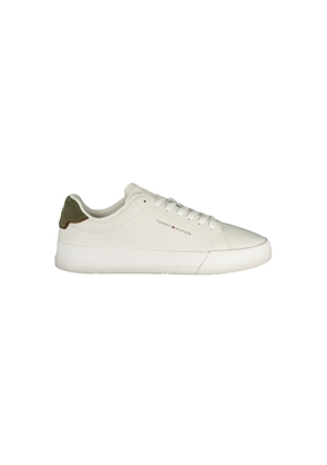 Tommy Hilfiger White Polyurethane Men Sneaker - EU42/US9