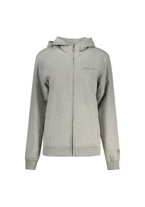 North Sails Grigio Cotton Women Hoodie - M