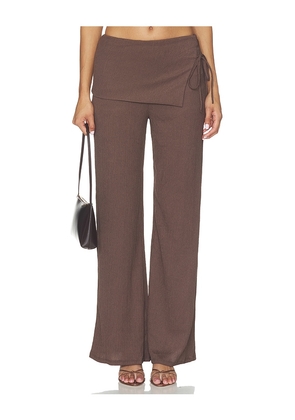 ASTR the Label Kyara Pants in Brown. Size XS. Also in L, M, S.