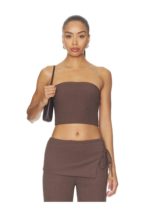 ASTR the Label Anoka Top in Brown. Size XS. Also in L, M, S.