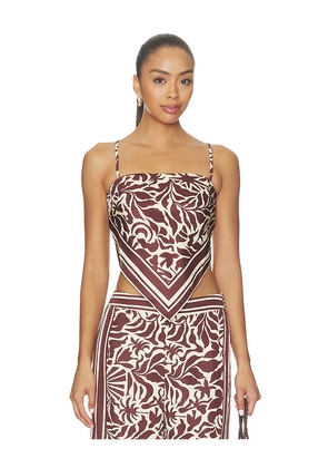 ASTR the Label Eva Top in Brown. Size XS. Also in L, M, S, XL.