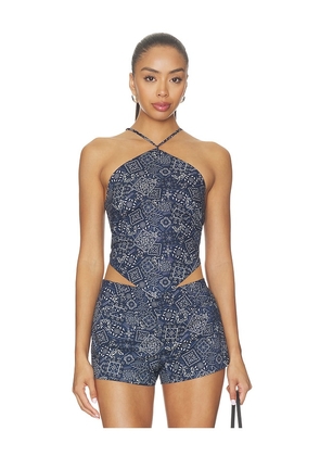 ASTR the Label Shaniya Top in Navy. Size XS. Also in L, M, S, XL.