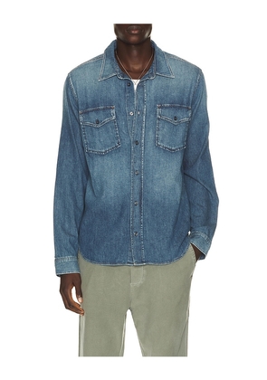 Citizens of Humanity Cairo Utility Shirt in Blue. Size S. Also in M, XL/1X.