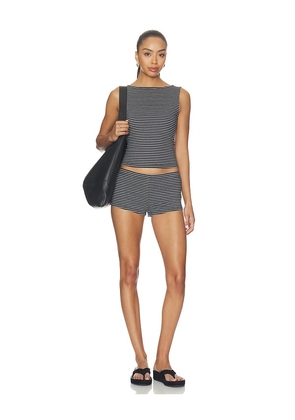 ALL THE WAYS Matilda Short Set in Black & White. Size XXS. Also in XS, S, M, L, XL.