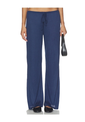 ALL THE WAYS Romee Drawstring Pant in Navy. Size XXS. Also in XS, S, M, L, XL.