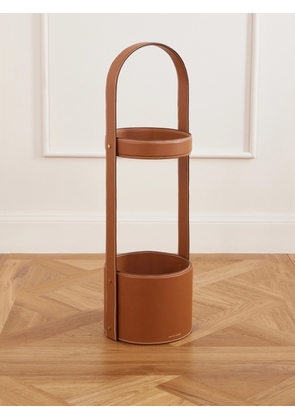 Ralph Lauren Home - Brennan Leather Umbrella Stand - Brown - One size