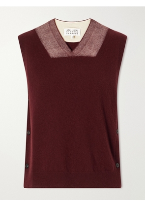 Maison Margiela - Virgin Wool Tank - Burgundy - xx small,x small,small,medium,large,x large