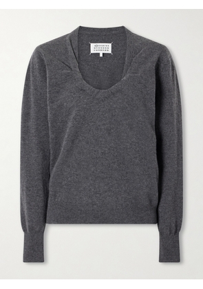 Maison Margiela - Twist Virgin Wool Sweatshirt - Gray - x small,small,medium,large,x large