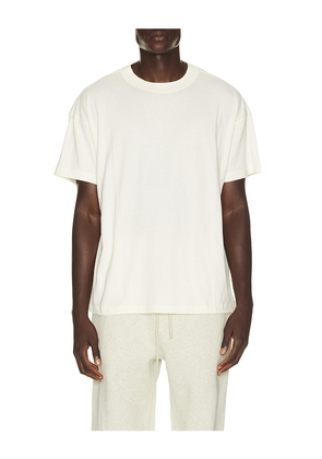 Fear of God ESSENTIALS Tee in White. Size XS. Also in S, M, L, XL/1X, XXL/2X, XXXL/3X.