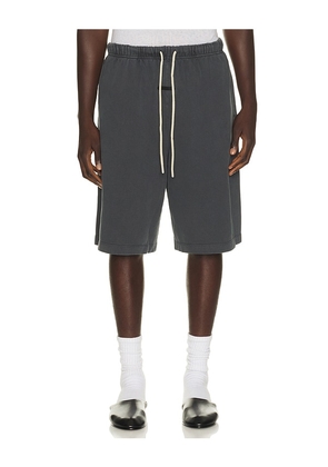 Fear of God ESSENTIALS 90's Short in Grey. Size XS. Also in S, M, L, XL/1X, XXL/2X, XXXL/3X.