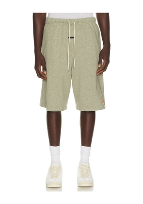 Fear of God ESSENTIALS 90's Short in Grey. Size XS. Also in S, M, L, XL/1X, XXL/2X, XXXL/3X.