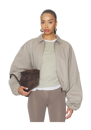 Fear of God ESSENTIALS Full Zip Work Jacket in Grey. Size XS. Also in S, M, L.